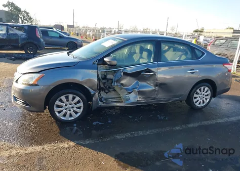 2015 Nissan Sentra S z USA, uszkodzony, nr VIN 3N1AB7AP3FY310244